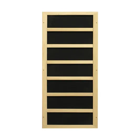 Golden Designs Dynamic "Heming Elite" 2-person Corner Ultra Low EMF FAR Infrared Sauna w/ Hemlock