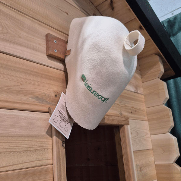 Leisurecraft Sauna Hat - White