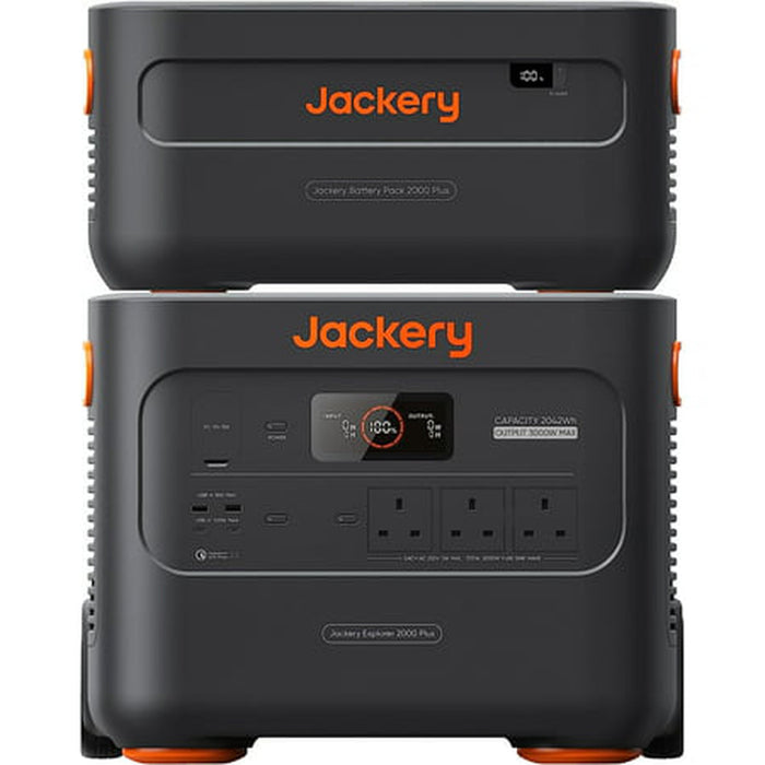 Jackery Explorer kit 4000: Explorer 2000 Plus & Battery Pack 2000 Plus