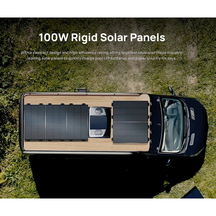 EcoFlow Quad Kit Package | DELTA 2 + DELTA 2 Smart Extra Battery + 4 x 100W Rigid Solar Panel + Complete Accessories