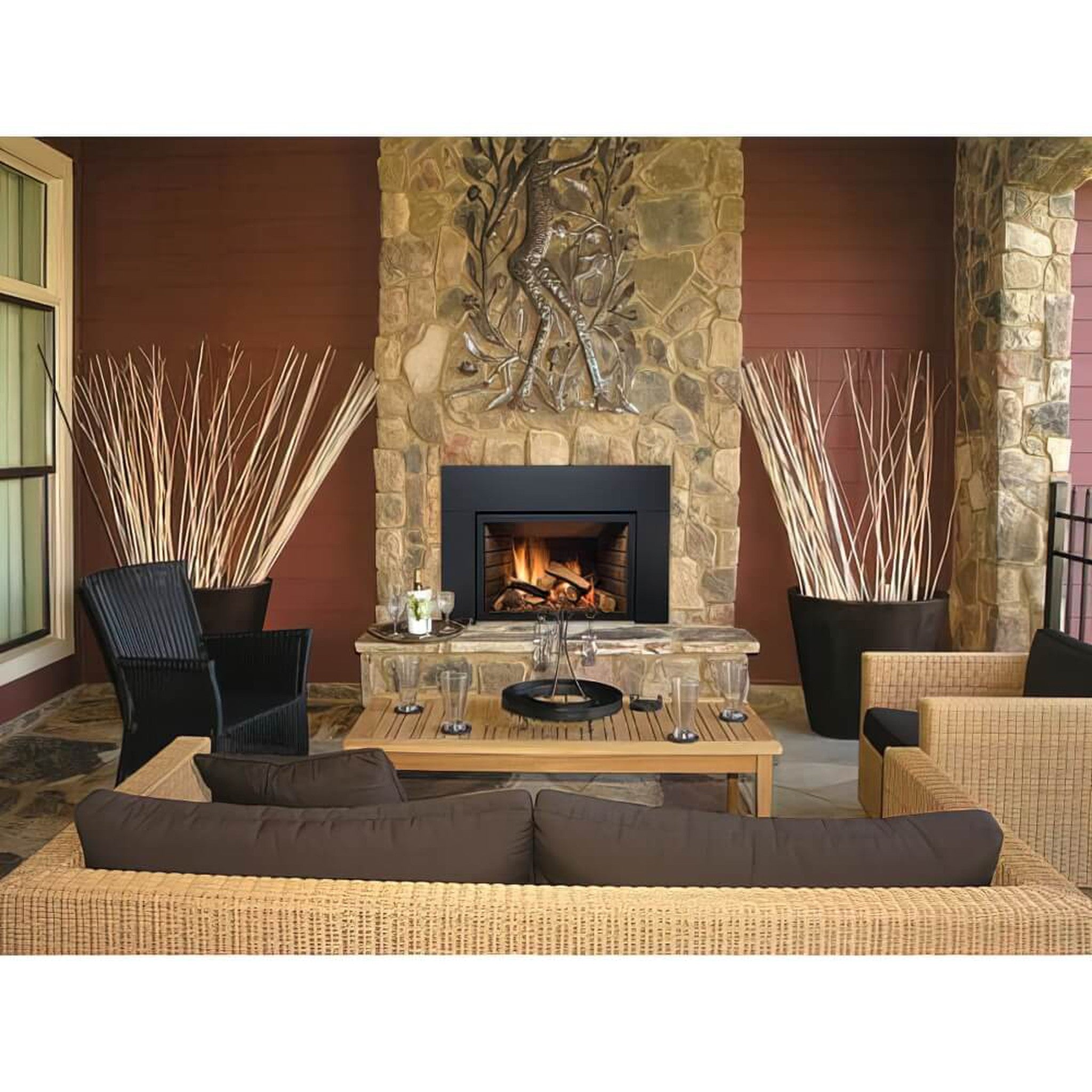 Sierra Flame Abbot Deluxe - 30" Direct Vent Insert Fireplace