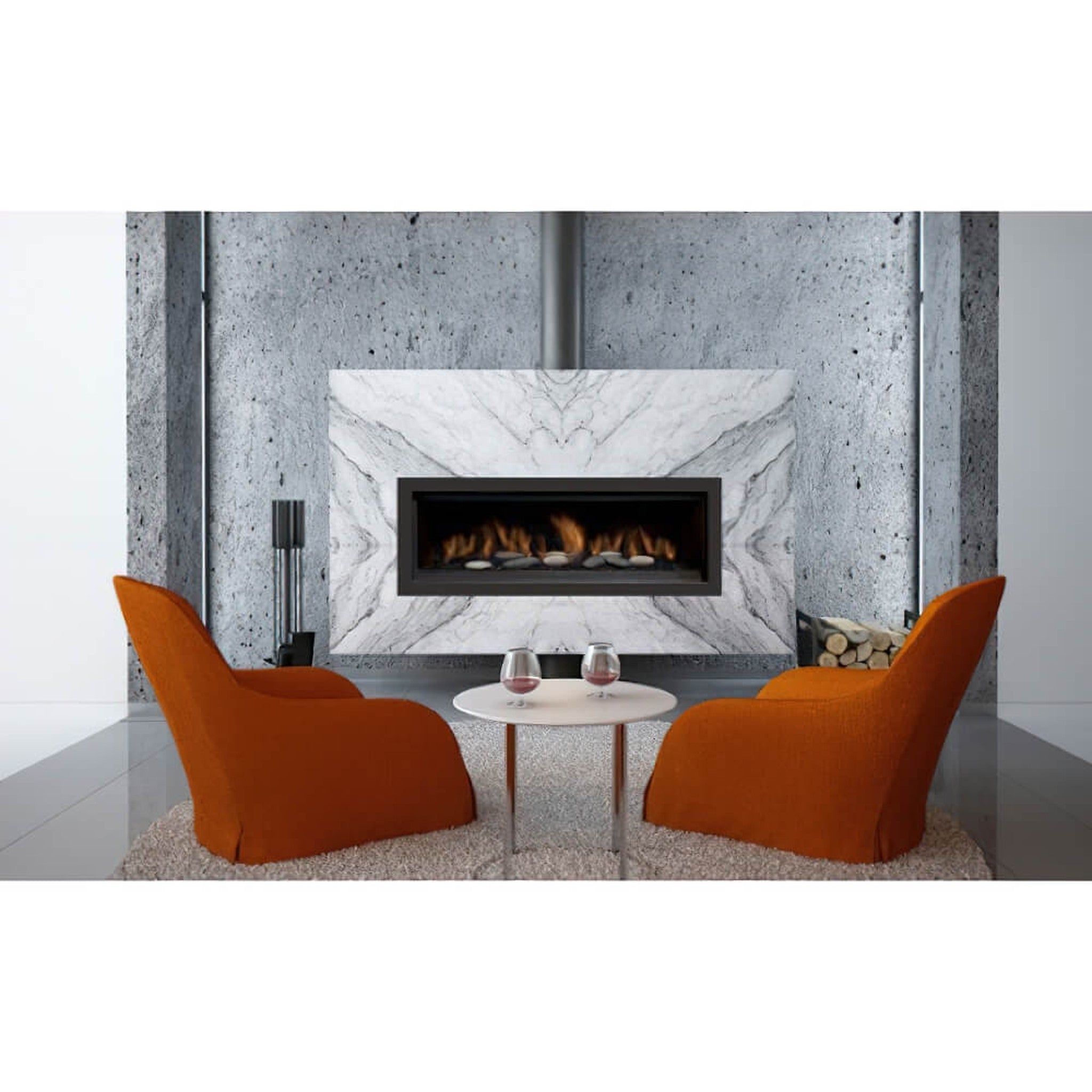 Sierra Flame Austin - 65" Direct Vent Linear Fireplace