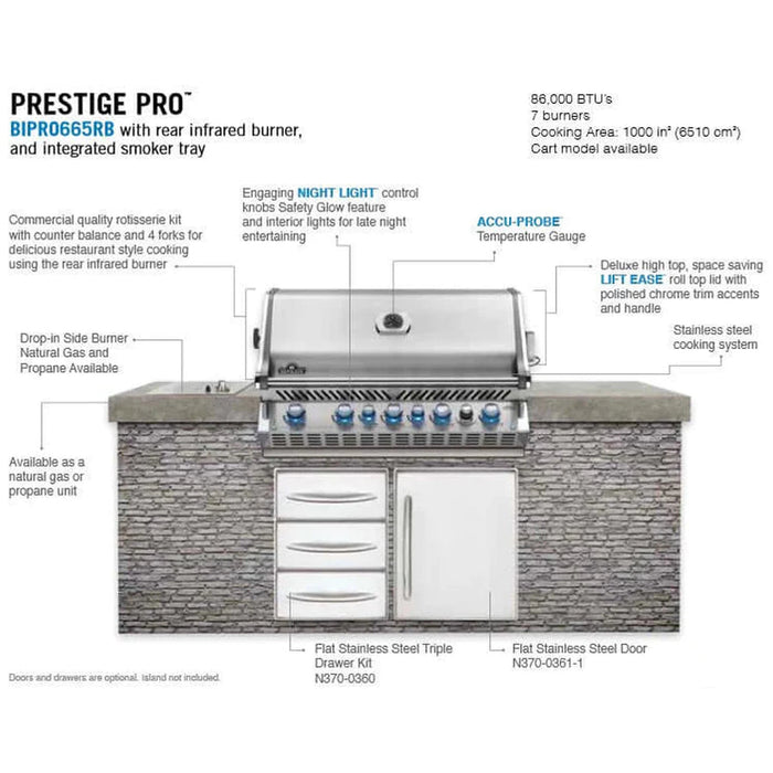 Napoleon- Built-in Prestige Pro 665 RB