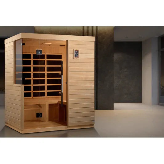 Golden Designs "Bilbao" Ultra Low EMF FAR Infrared Sauna 3-Person