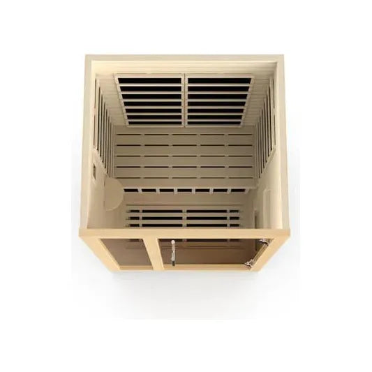 Golden Designs "Bari-Llumeneres" 2-Person Ultra Low EMF FAR Infrared Sauna