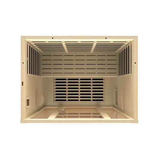 Golden Designs "Vila" 3-Person Ultra Low EMF FAR Infrared Sauna