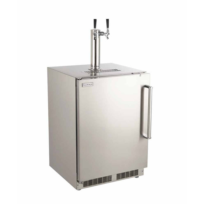 Fire Magic 24-Inch Outdoor Rated Dual Tap Kegerator