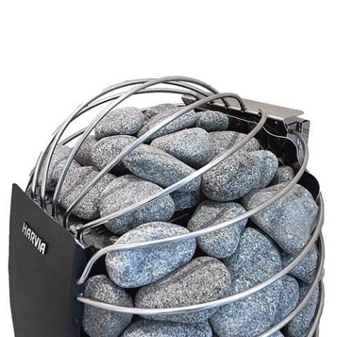 Harvia Spirit SP80E Spirit Series 8kW Sauna Heater, Black