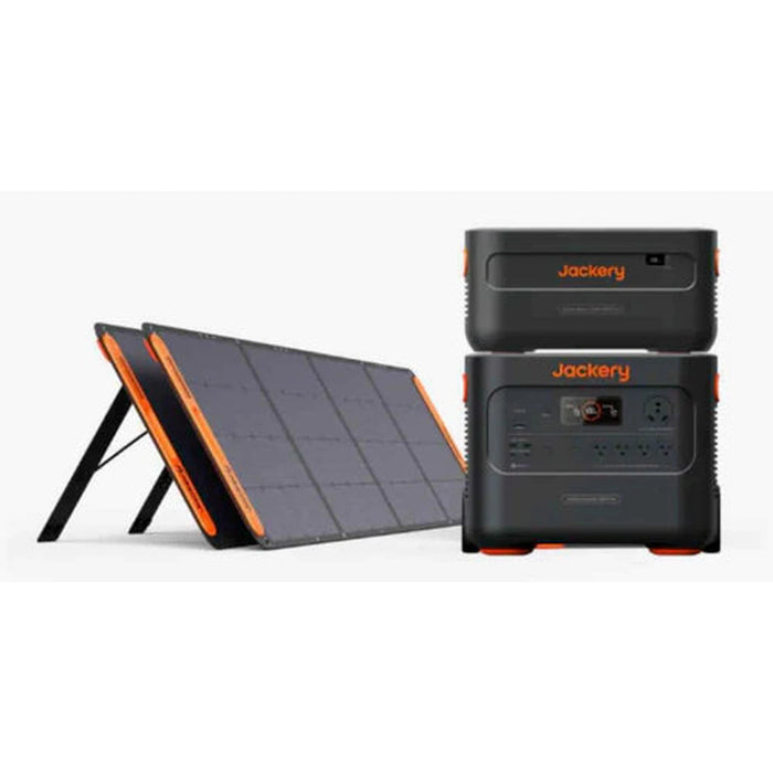 Jackery Explorer 2000 Plus Portable Power Station + 1 Battery Pack + 2 x 200W SolarSaga Panels