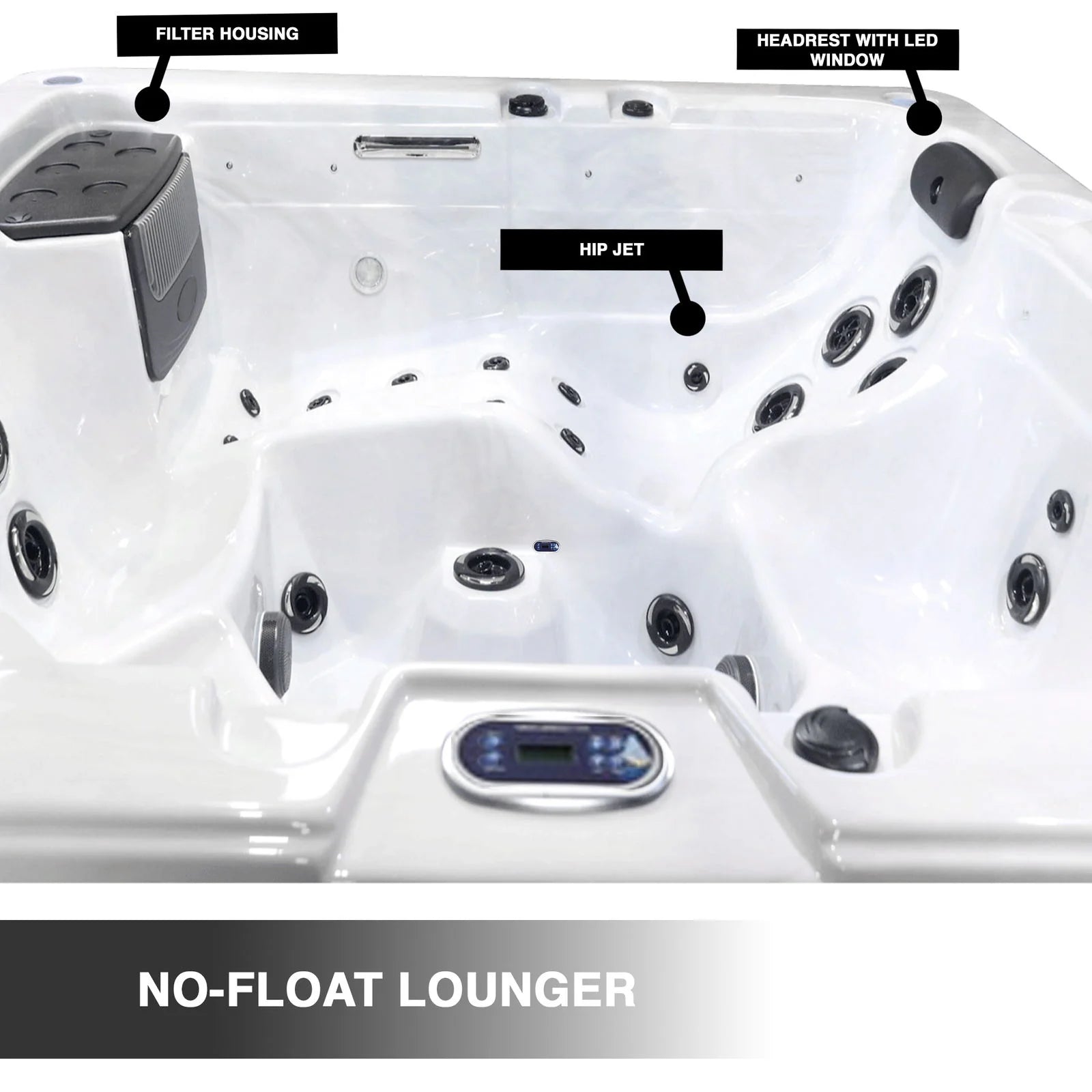 Michigan 6-Person 43-Jet Hot Tub