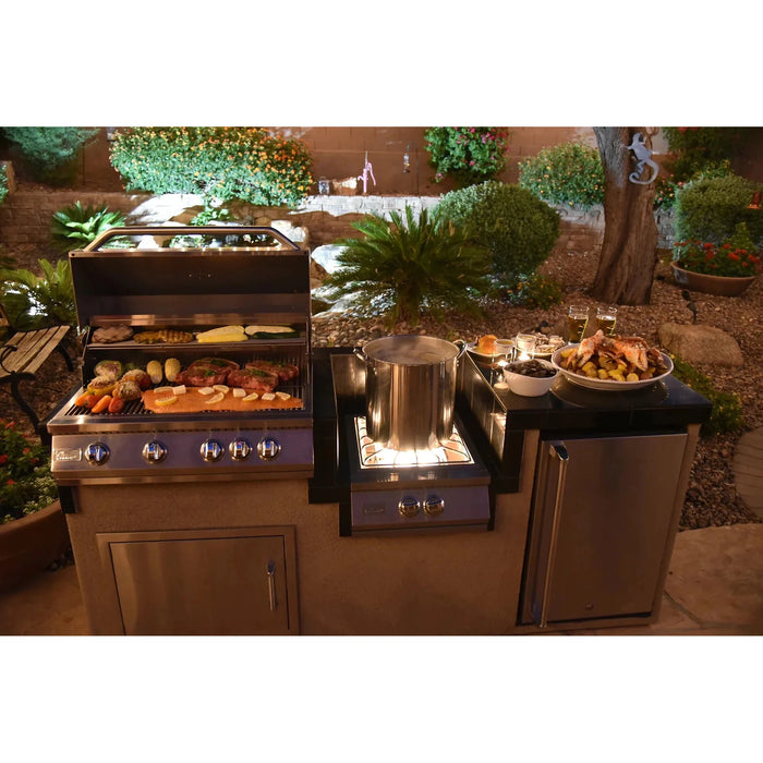 Kokomo Built-in Power Burner with Removable Grate for Wok