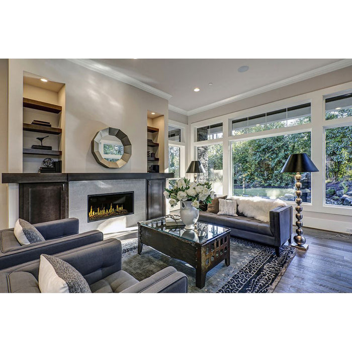 Modern Flames Orion Slim Heliovision Virtual Linear Built-In Electric Fireplace, 52", 60", 76", 100"