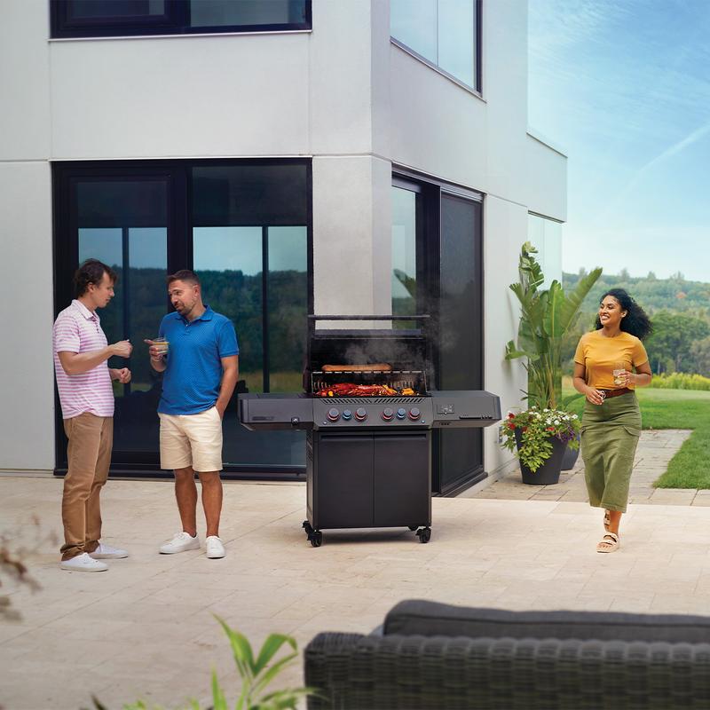 Napoleon Phantom Prestige 500 Connected Gas Grill with Infrared Side and Rear Burners, Evolved 2025, Matte Black