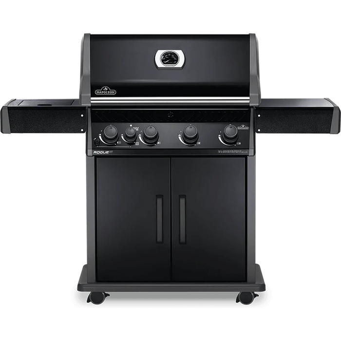 Napoleon Rogue XT 525 SIB Freestanding Gas Grill with Infrared Side Burner - Stainless Steel/Black