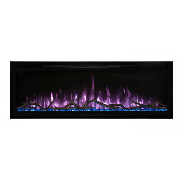 Modern Flames Spectrum Slimline Wall Mount/Recessed Electric Fireplace, 50", 60", 74", 100"