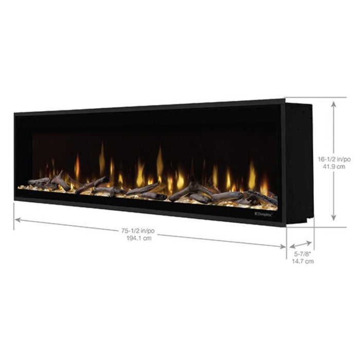 Dimplex Ignite Evolve 74" Linear Built-in Electric Fireplace