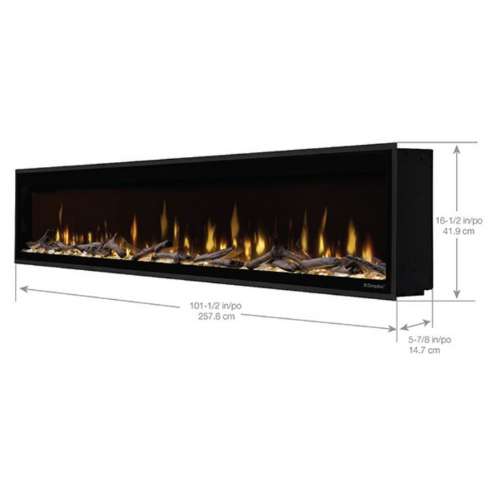 Dimplex Ignite Evolve 100" Linear Built-in Electric Fireplace