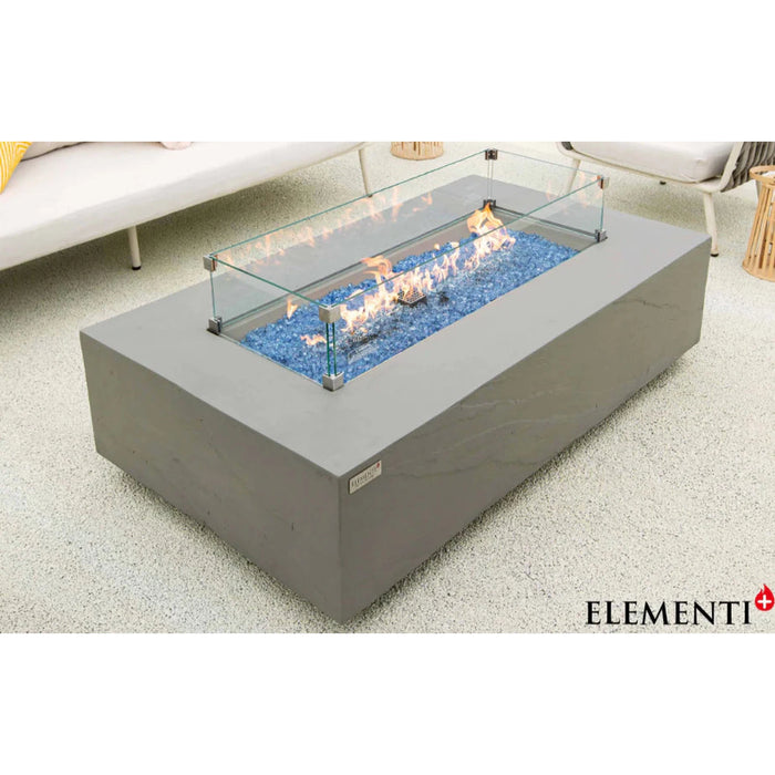 Elementi Plus METEORA Fire Table- Space Grey
