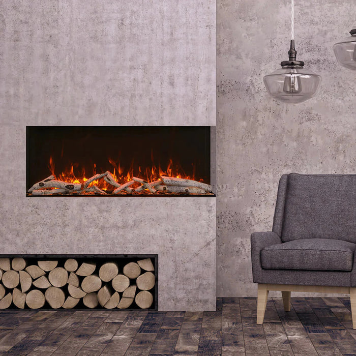 Amantii True View XL Extra Tall - 3 Sided Electric Fireplace