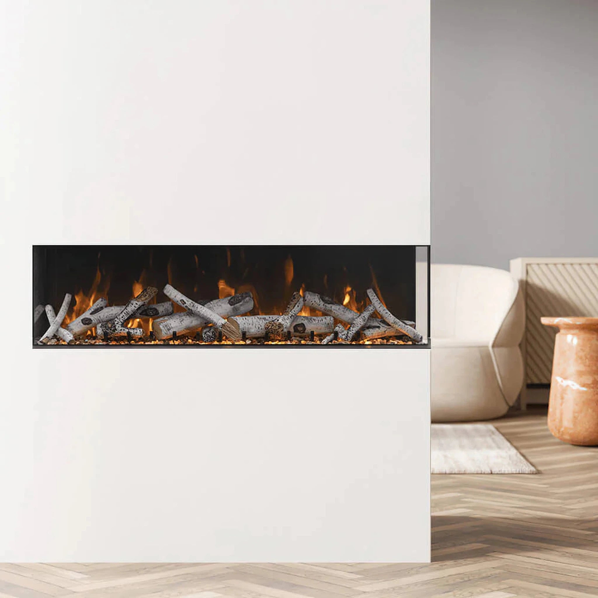 Amantii True View XL Deep - 3 Sided Electric Fireplace