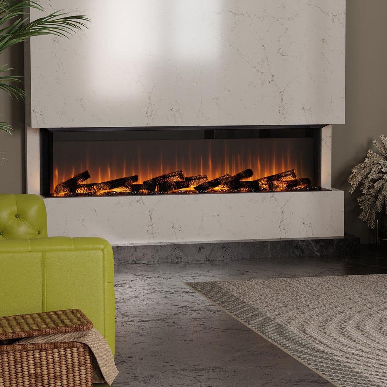 Dimplex Ignite® Ultra 50" Built-in Linear Electric Fireplace