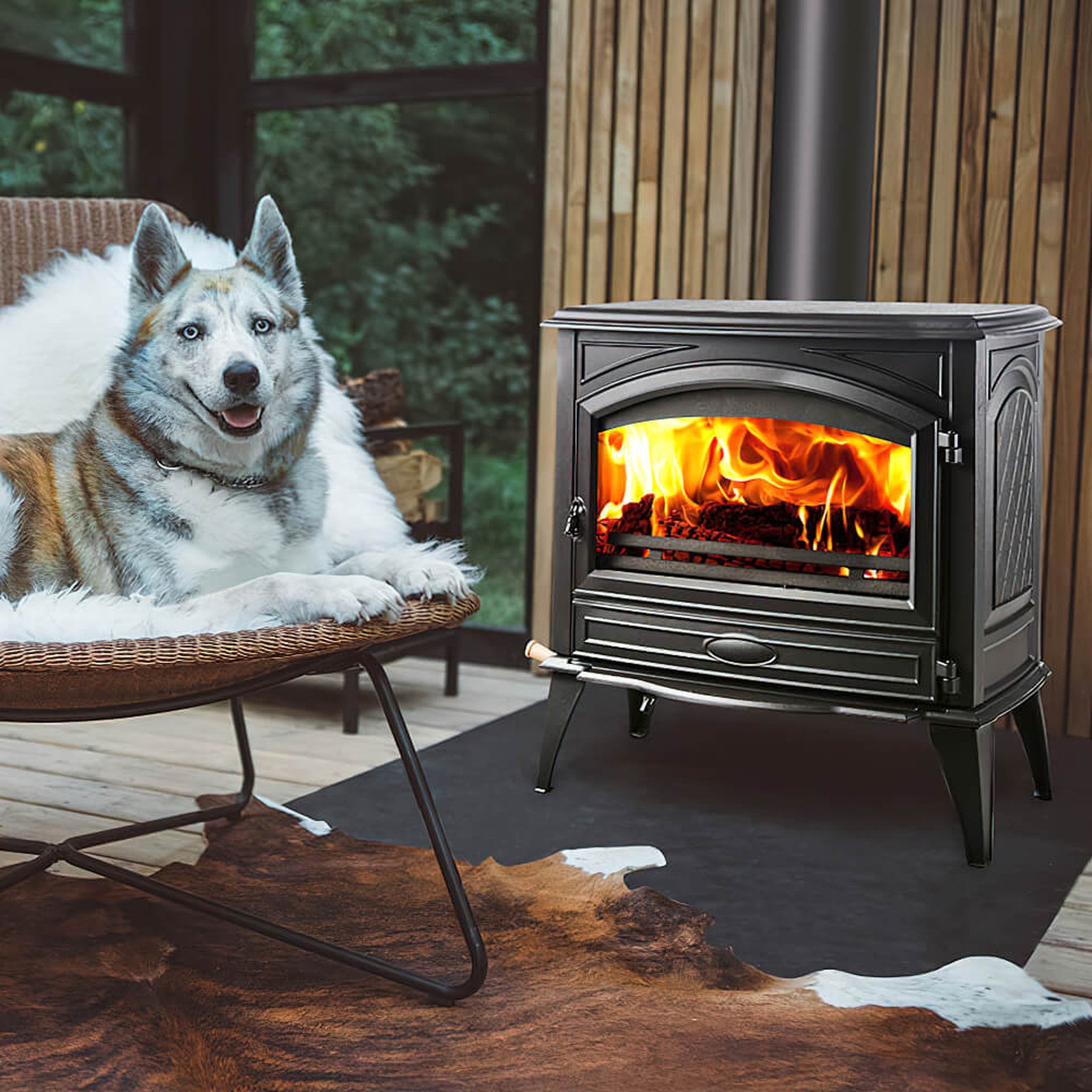 Sierra Flame Lynwood - Wood Burning Stove