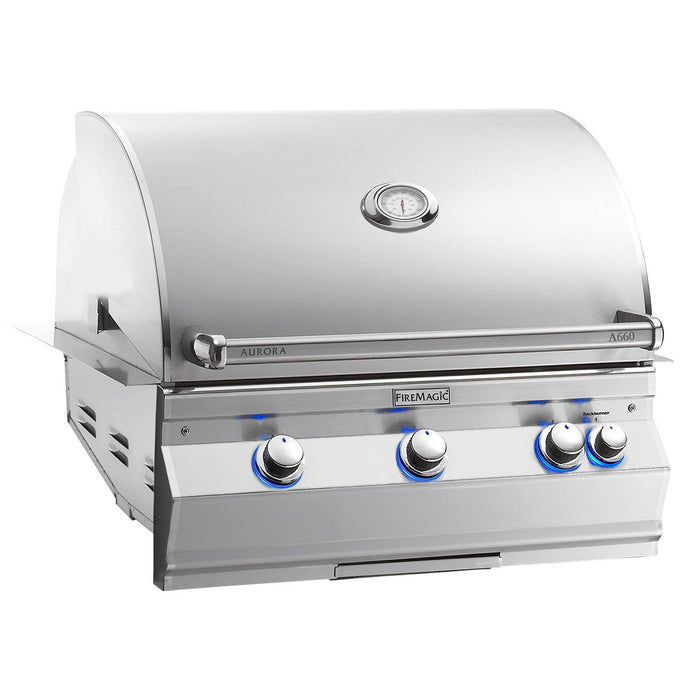 Fire Magic - Aurora A660i 30" Built-In Grill With Analog Thermometer