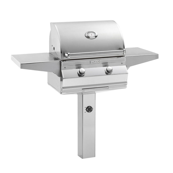 Fire Magic Multi-User CM430s Choice 24-Inch Gas Grill on Post - In Ground
