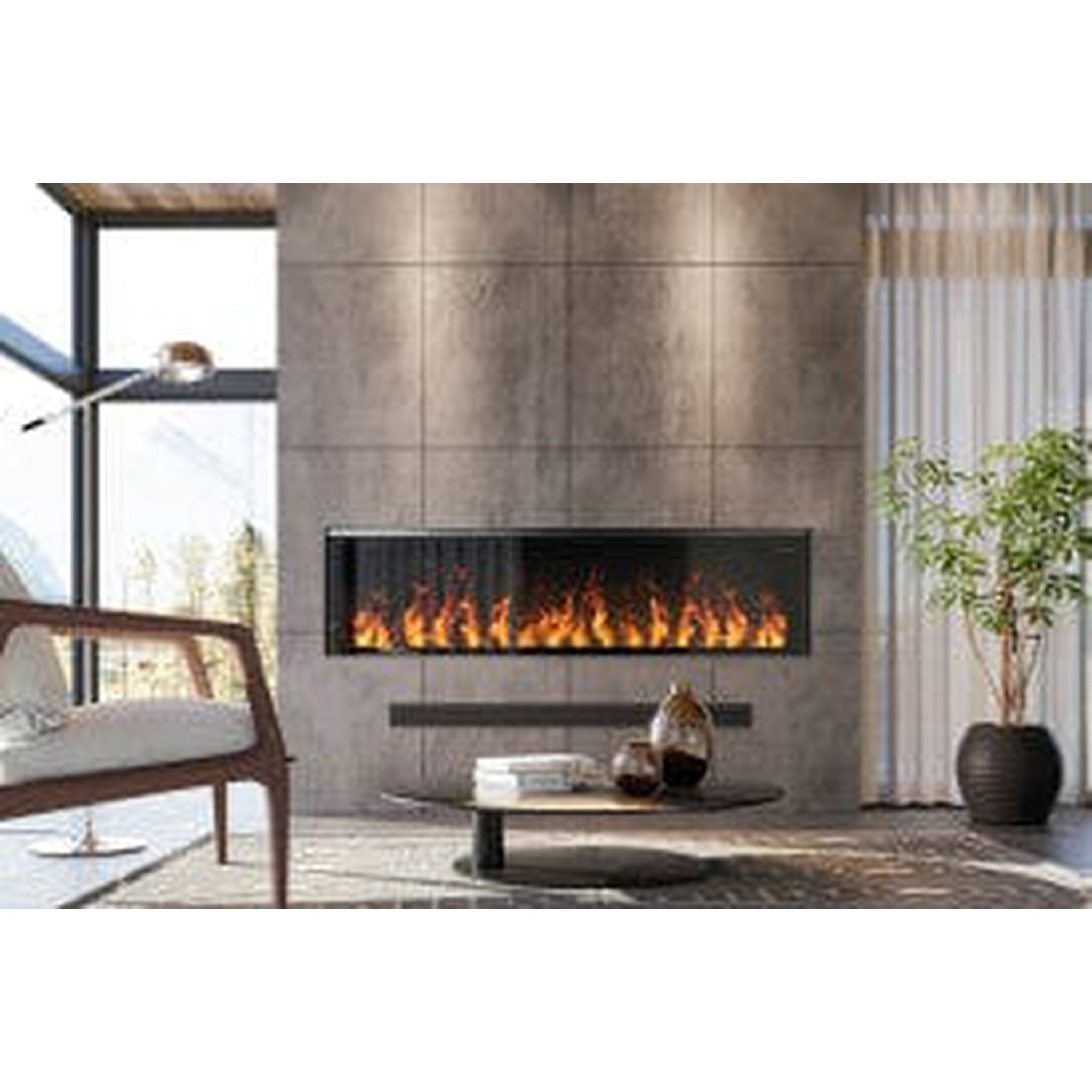 Dimplex - 66" Opti-myst Linear Electric Fireplace