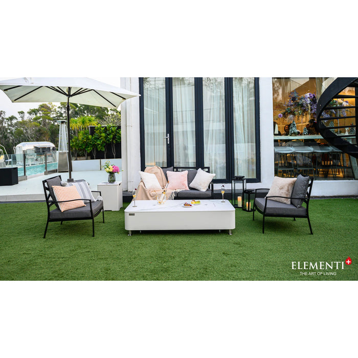 Elementi Plus ATHENS Marble Porcelain Fire Table