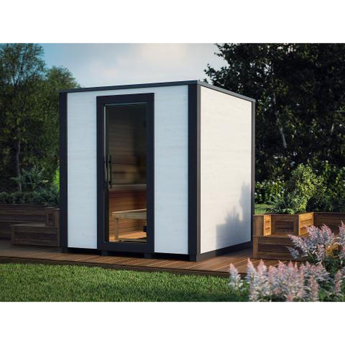 Auroom Garda Outdoor Cabin Sauna | Translucent White
