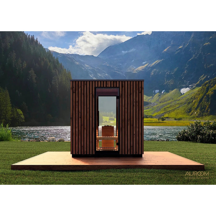 Auroom Garda Outdoor Cabin Sauna | Translucent White