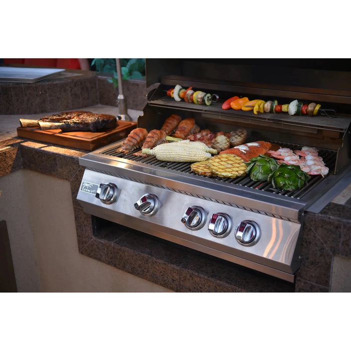 KoKoMo Grills 32" 4 Burner Built In Gas Grill