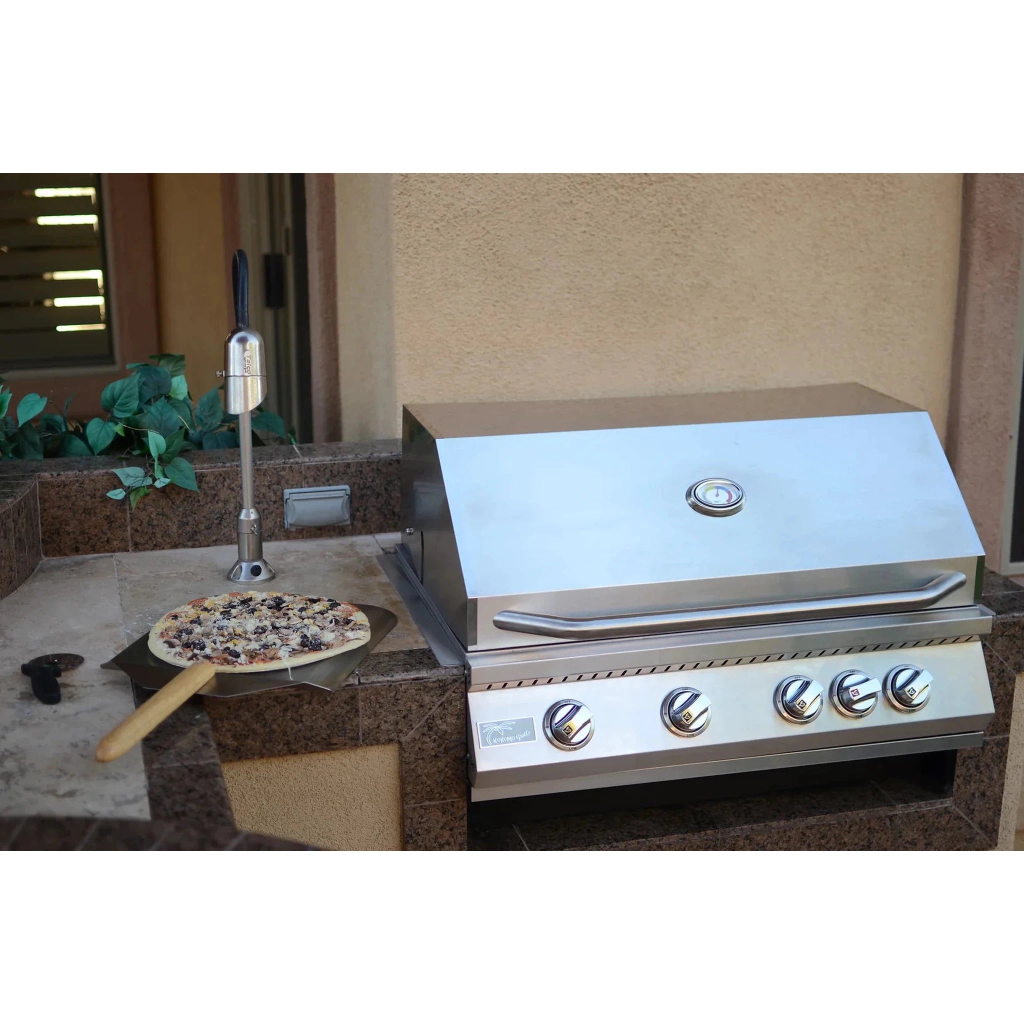 KoKoMo Grills 32" 4 Burner Built In Gas Grill