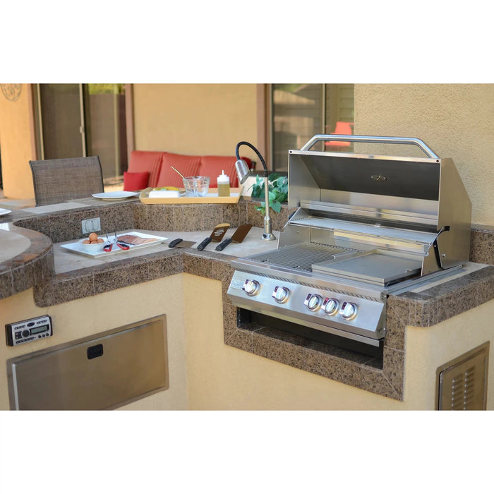 KoKoMo Grills 32" 4 Burner Built In Gas Grill