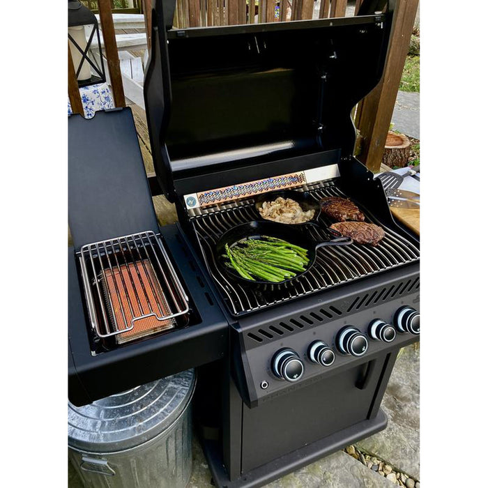 Napoleon Phantom Rogue SE 425 RSIB Freestanding Gas Grill with Infrared Rear & Side Burners - Matte Black