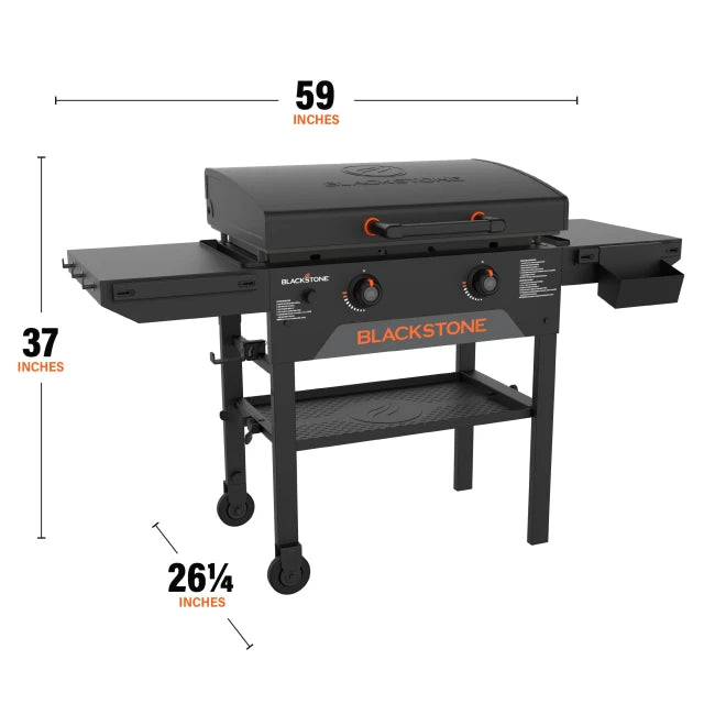 Blackstone Original 28” 2-Burner Propane Outdoor Griddle with Hood