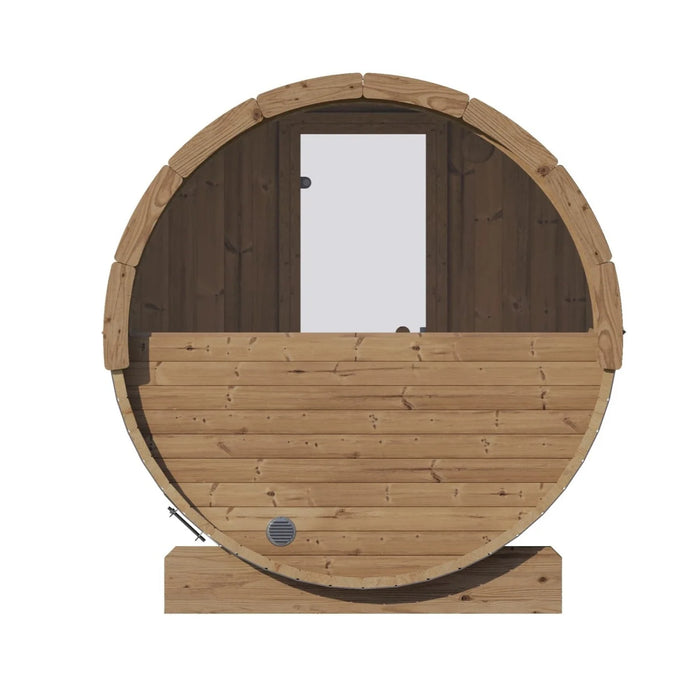SaunaLife 4 Person 6' Long Barrel Sauna | Ergo Model E7