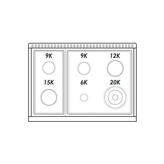 36 Inch Gas Freestanding Range in White