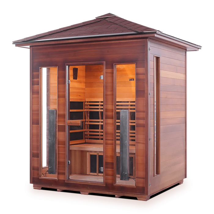 Enlighten Infrared/Traditional Sauna DIAMOND - 4 Person Sauna