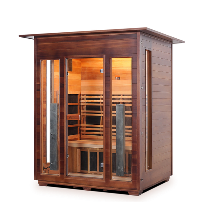 Enlighten Sauna Diamond Infrared/Traditional Sauna - 3 Person Sauna