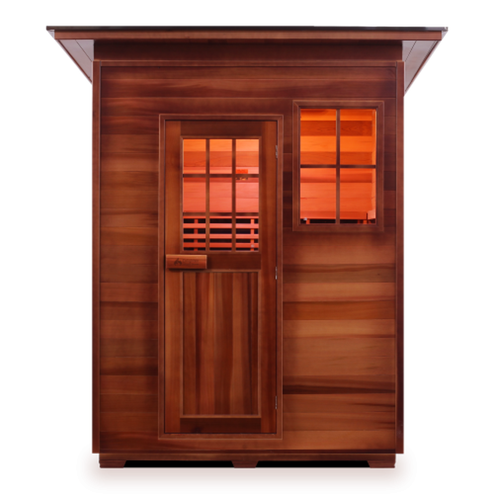 Enlighten Sapphire Infrared/Traditional Hybrid Sauna - 3 Person Sauna