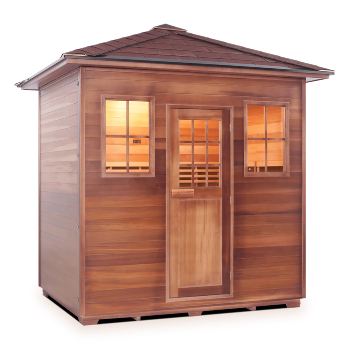 Enlighten Dry Traditional MoonLight Sauna - 5 Person Sauna