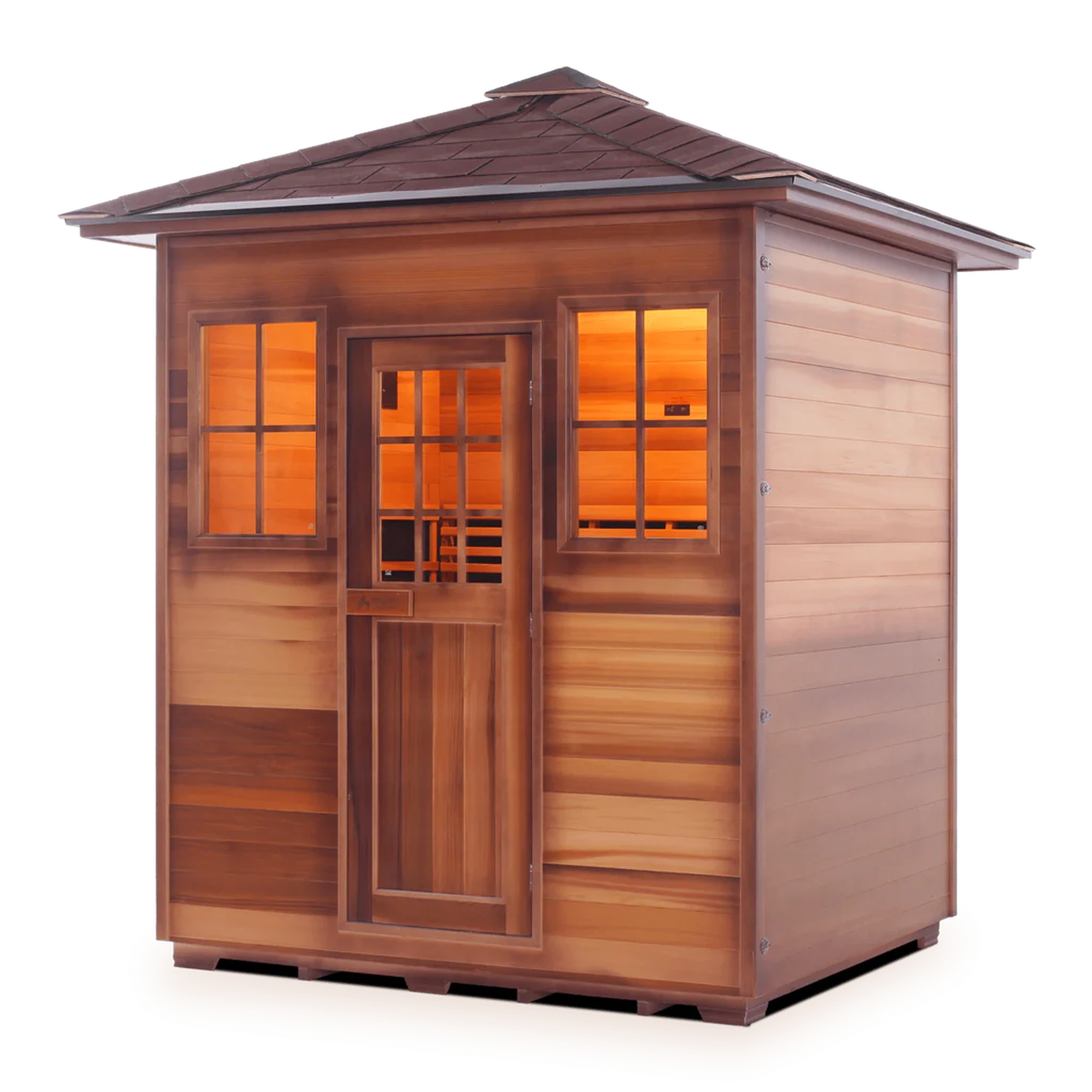 Enlighten Infrared/Traditional SAPPHIRE Sauna - 4 Person Sauna