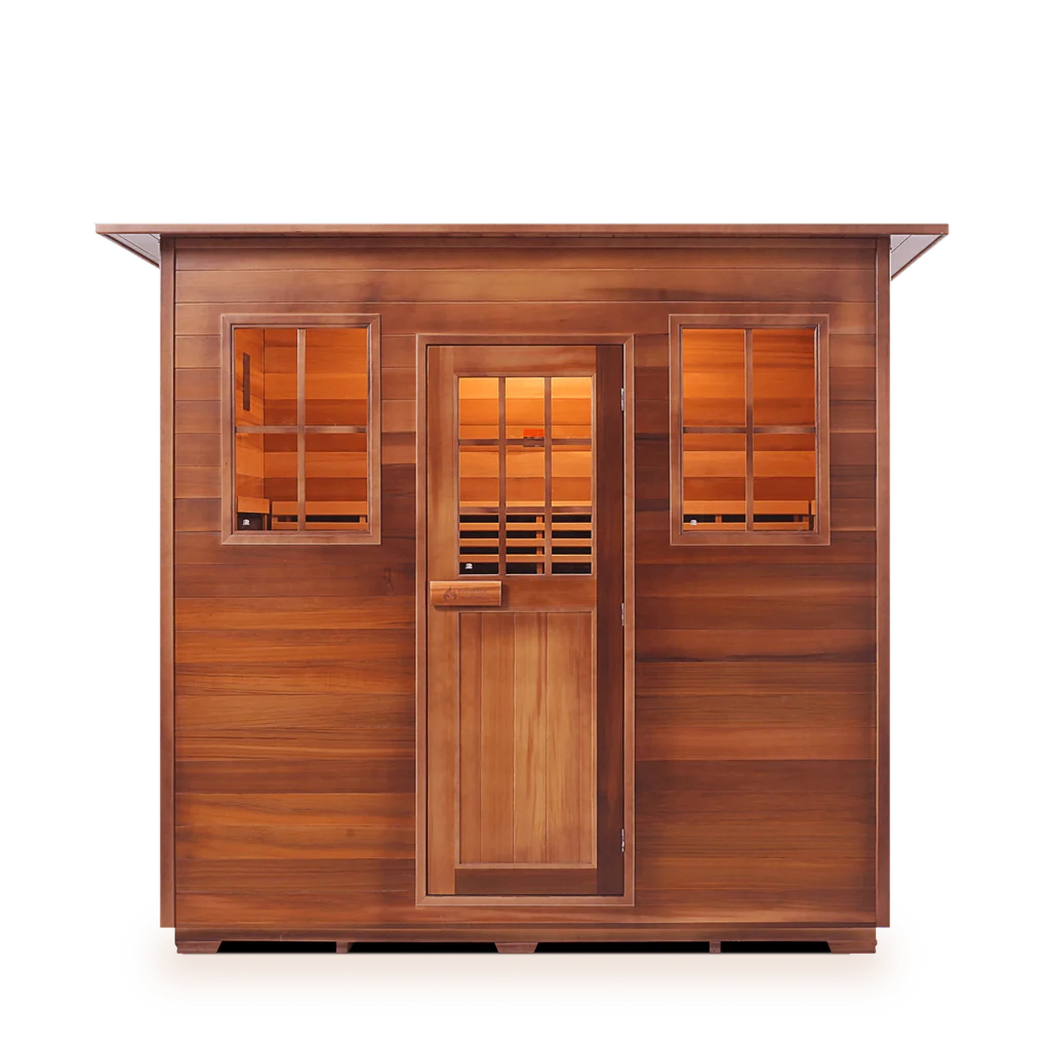 Enlighten Infrared/Traditional SAPPHIRE Sauna - 5 Person Sauna