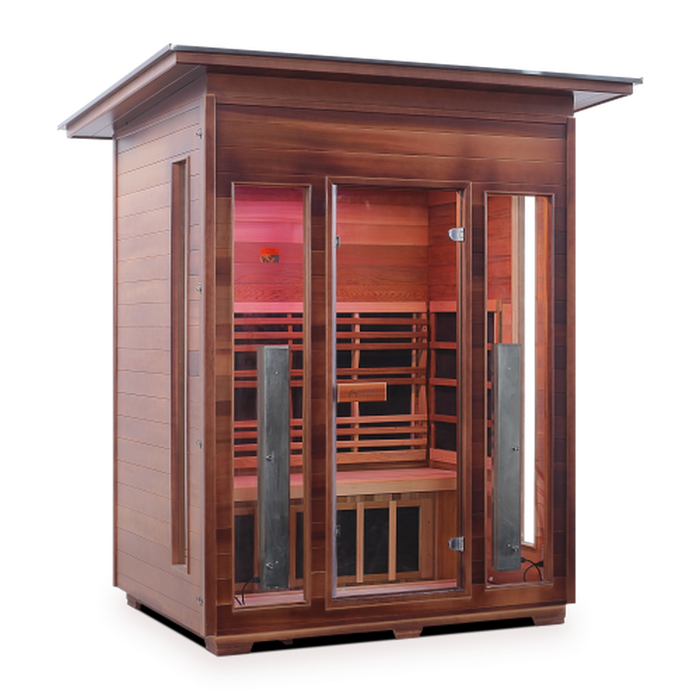 Enlighten Sauna Diamond Infrared/Traditional Sauna - 3 Person Sauna