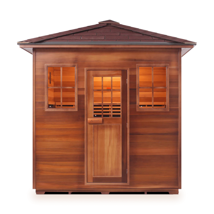Enlighten Infrared/Traditional SAPPHIRE Sauna - 5 Person Sauna