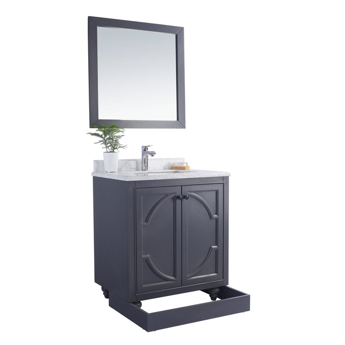 Odyssey 30" Maple Grey Bathroom Vanity Cabinet