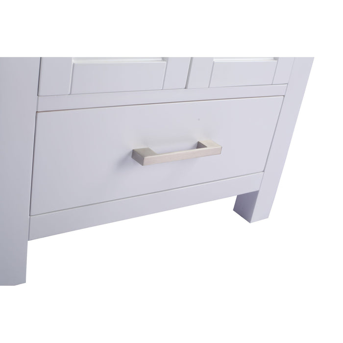 Wilson 24" White Bathroom Vanity with Matte White VIVA Stone Solid Surface Countertop