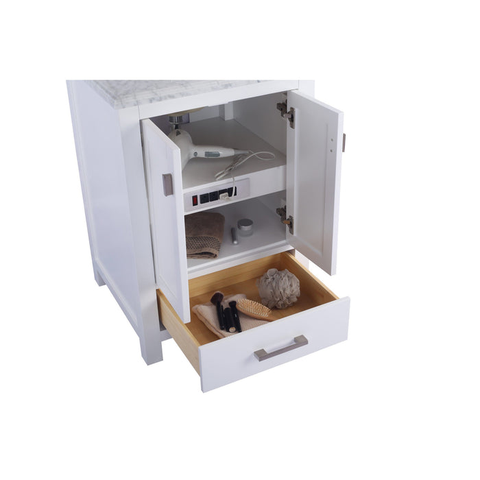 Wilson 24" White Bathroom Vanity Cabinet